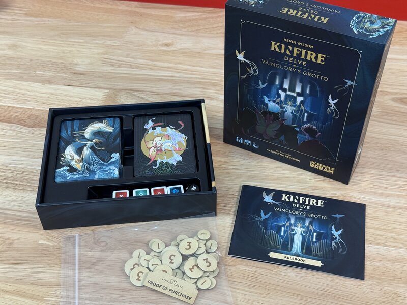 Original Kinfire Delve insert for comparison